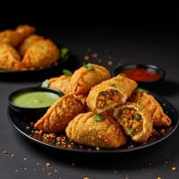 Veg Kurkure Momo